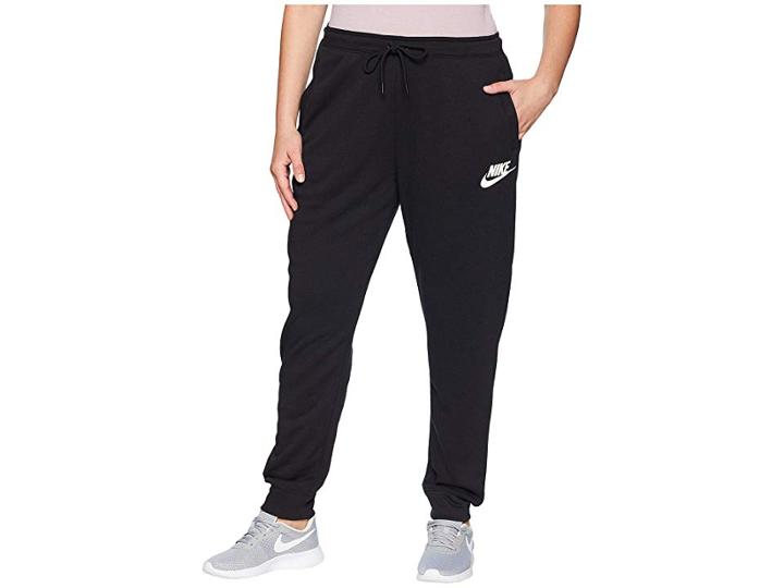 Nike Plus Size Regular Rally Pants (black/black/white) Women's Casual Pants