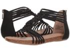 Me Too Nakira (black Goat Nubuck) Women's Dress Sandals