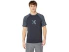 Hurley Icon Loose Fit Rashguard Tee (black) Men's Swimwear