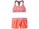 Nike Kids Amp Axis Racerback Sport Top Short Set (big Kids) (hot Punch) Girl's Swimwear Sets