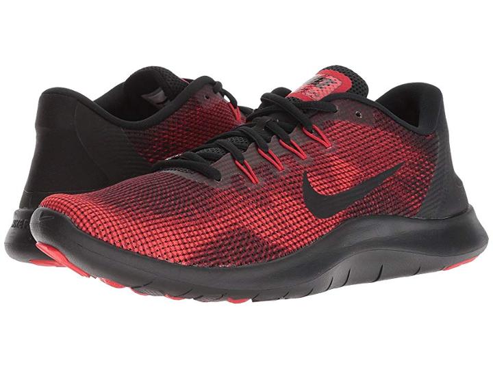Nike Flex Rn 2018 (black/black/university Red/team Red) Men's Running Shoes