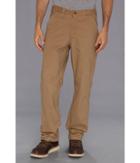 Carhartt Washed Twill Dungaree Flannel Lined Pant (dark Khaki) Men's Casual Pants