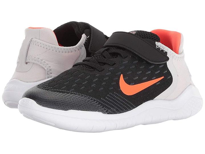 Nike Kids Free Rn 2018 (little Kid) (black/total Crimson/vast Grey/white/anthracite) Boys Shoes