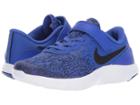 Nike Kids Flex Contact (little Kid) (racer Blue/black/white) Boys Shoes