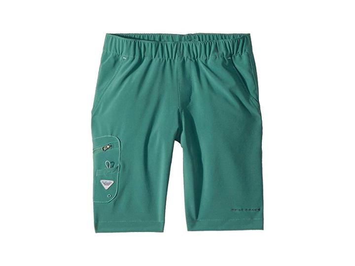 Columbia Kids Terminal Tackle Shorts (little Kids/big Kids) (thyme Green/cool Grey) Boy's Shorts