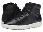Ecco Soft 7 High Top (black/black) Women's Lace Up Casual Shoes