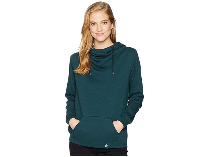 Volcom Walk On By High Neck (evergreen) Women's Coat