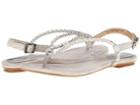Frye Madison Braid Sling (silver Multi Metallic Leather) Women's Sandals