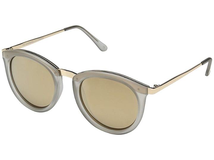 Le Specs No Smirking (mist Matte/gold Revo Mirror Polarized) Fashion Sunglasses