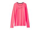 Nike Kids Pro Long Sleeve Top (little Kids/big Kids) (racer Pink/black/black) Girl's Clothing
