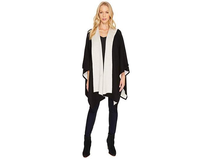 Michael Stars Rock Solid Ruana (black) Women's Clothing