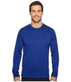 Adidas Athlete Id Long Sleeve Cover-up (mystery Ink) Men's Long Sleeve Pullover