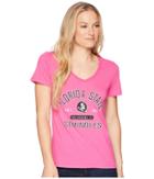 Champion College Florida State Seminoles University V-neck Tee (wow Pink) Women's T Shirt