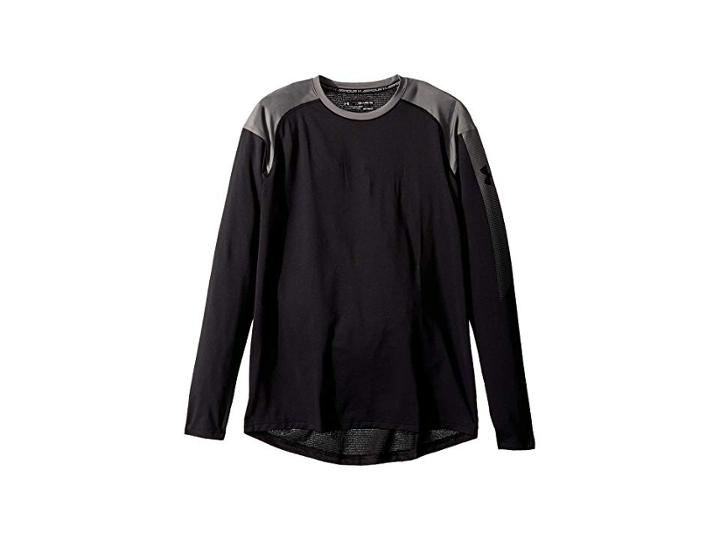 Under Armour Kids Raid Long Sleeve (big Kids) (black/graphite) Boy's Clothing