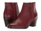 Frye Jolene Inside Zip Short (red Clay Waxed Goat) Women's  Boots