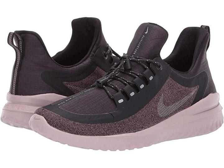Nike Renew Rival Shield (oil Grey/metallic Silver/smokey Mauve) Women's Running Shoes