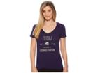 Champion College Tcu Horned Frogs University V-neck Tee (champion Purple) Women's T Shirt