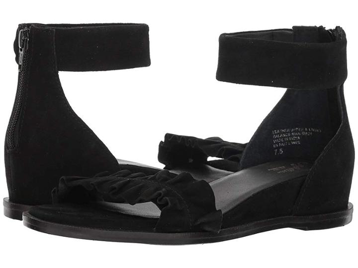 Seychelles Noble (black Suede) Women's Sandals