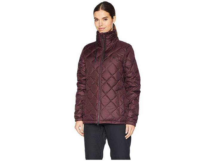 Volcom Snow Skies Down Puff Jacket (merlot) Women's Coat