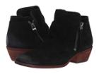 Sam Edelman Packer (black Velutto Suede Leather) Women's Zip Boots