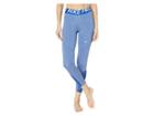 Nike Pro 7/8 Crop Tights (indigo Force/heather/white) Women's Casual Pants