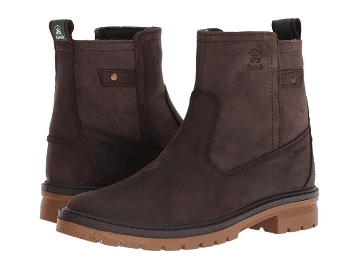 Kamik Rogue Zip (dark Brown) Women's Waterproof Boots