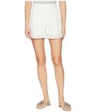 Bcbgeneration Pull-on Pleated Shorts (optic White) Women's Shorts