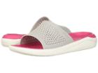Crocs Literide Slide (pearl White/white) Shoes