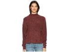 Free People Break Away Pullover (dark Pink) Women's Long Sleeve Pullover