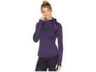 Brooks Notch Thermal Hoodie (navy) Women's Sweatshirt