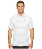 Under Armour Golf Ua Coolswitch Putting Stripe Shirt (white/white/graphite) Men's Clothing
