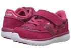 Saucony Kids Originals Jazz Lite (toddler/little Kid) (berry Sparkle) Girls Shoes