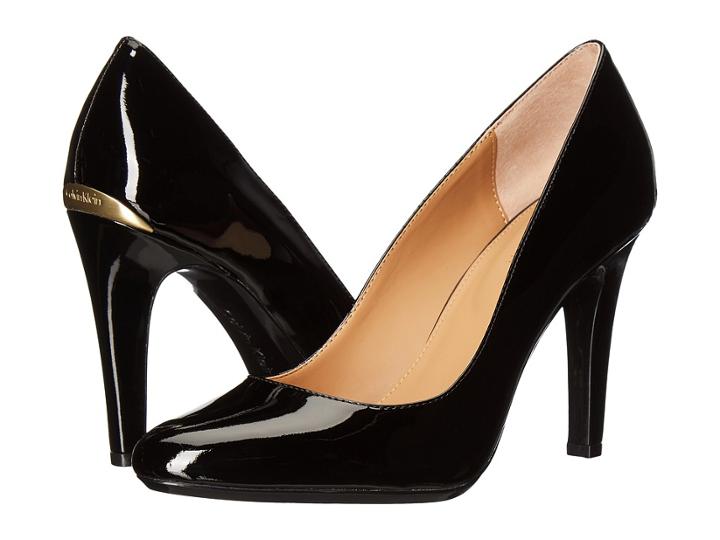 Calvin Klein Cosima (black Patent) High Heels