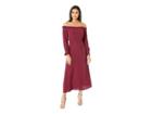 Flynn Skye Violet Midi Dress (very Berry) Women's Dress