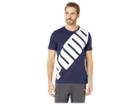 Puma Big Logo Tee (peacoat/puma) Men's T Shirt