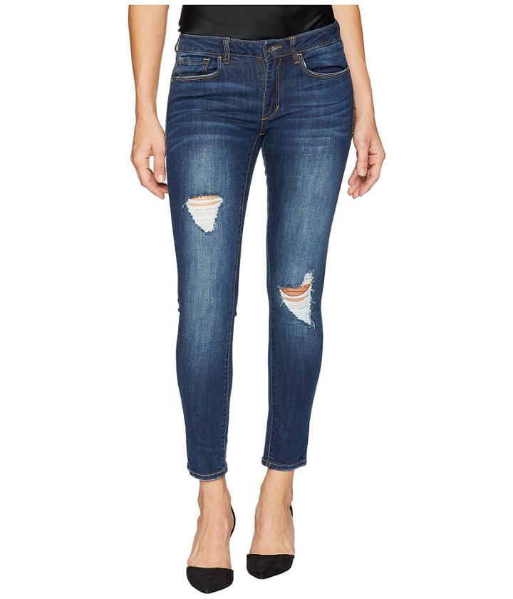 Bebe Heartbreaker Ankle Skinny In Sunset Wash (sunset Wash) Women's Jeans