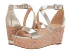 Nine West Violet (gold) Women's Wedge Shoes