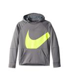 Nike Kids Therma Pullover Training Hoodie (little Kids/big Kids) (cool Grey) Boy's Sweatshirt
