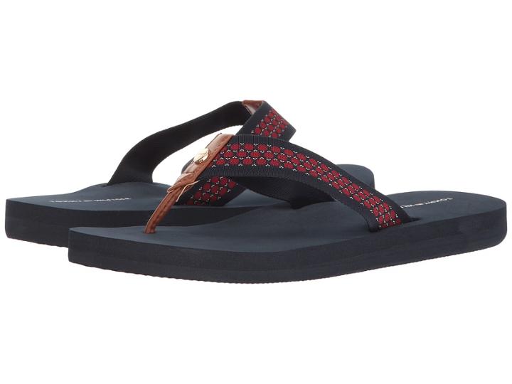 Tommy Hilfiger Jat (blue Multi Fabric) Women's Shoes