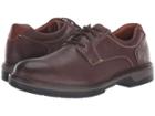 Johnston & Murphy Waterproof Rutledge Plain Toe (brown Waterproof Tumbled Full Grain) Men's Plain Toe Shoes