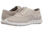 Cole Haan Zerogrand Wing Oxford Open Hole (sandshell/white) Women's Lace Up Casual Shoes