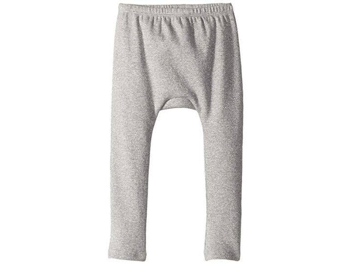 Peek Lurex Leggings (infant) (silver) Girl's Casual Pants