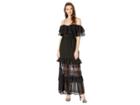 Bb Dakota Wish Chiffon A Star Dress (black) Women's Dress