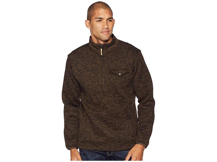 Mountain Khakis Old Faithful 1/4 Zip Sweater (coffee) Men's Sweater