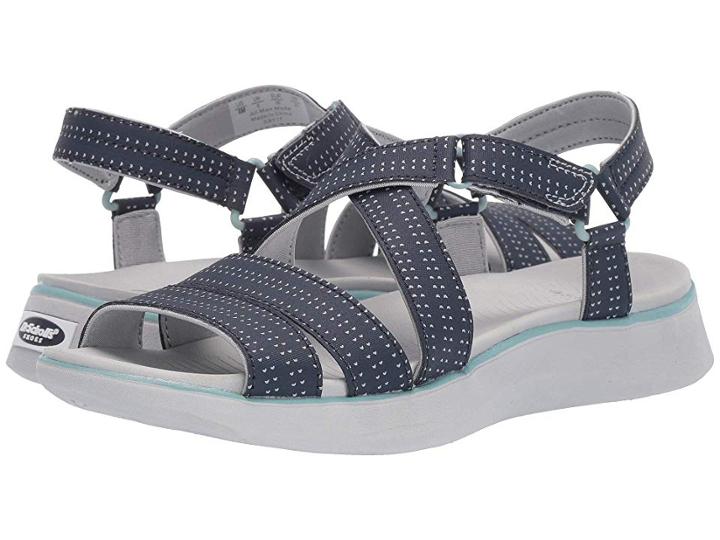Dr. Scholl's Say It (navy Fabric) Women's Sandals