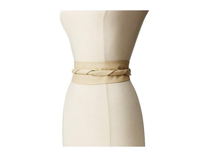Ada Collection Obi Classic Wrap Belt (cream) Women's Belts