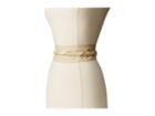 Ada Collection Obi Classic Wrap Belt (cream) Women's Belts