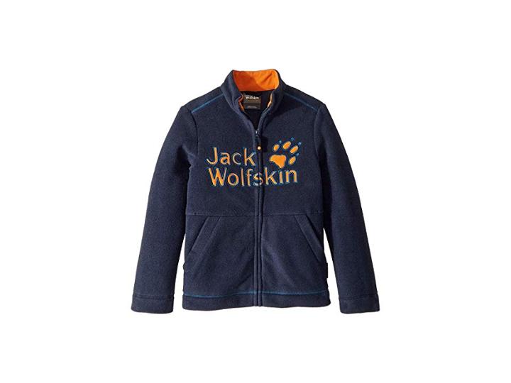 Jack Wolfskin Kids Vargen Jacket (infant/toddler/little Kids/big Kids) (night Blue) Kid's Coat