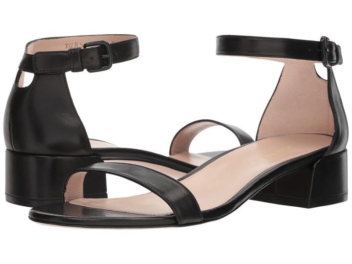 Stuart Weitzman Nudistjune (black Nappa) Women's Shoes