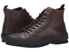 Frye Ryan Lug Mid Lace (grey Wp Textured Smooth Pull Up) Men's Lace-up Boots